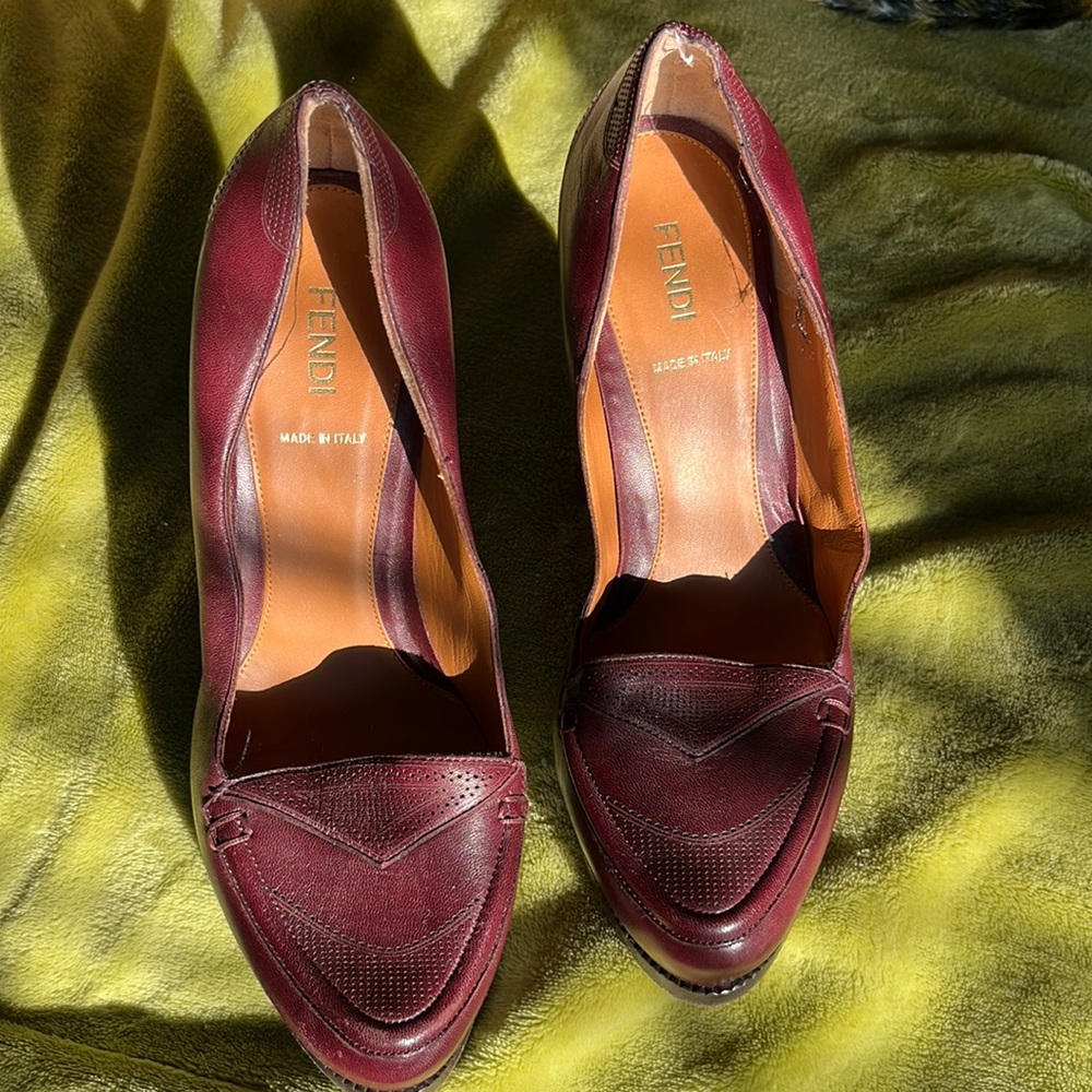 Fendi Two tone high heel